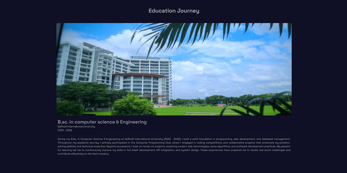 Personal Portfolio Website - screenshot 2